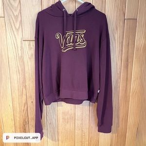 Bergundy Vans Hoodie
